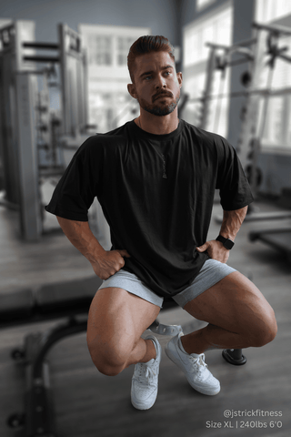 Energy Oversized T-Shirt - Obsidian Black